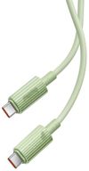 купить Кабель для моб. устройства Baseus P10360202631-00 Type-C to Type-C 5A 100W 1m, Habitat Series, Natural Green в Кишинёве 
