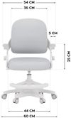 cumpără Fotoliu de birou Mark Adler Junior 4.3 Grey în Chișinău 