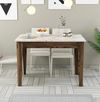 cumpără Masă Trendy Kiev 506-Nuc, Alb 110x75x72cm în Chișinău 