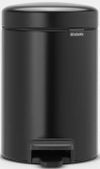 купить Урна для мусора Brabantia 11 33 21 NewIcon 3L, Matt Black в Кишинёве 
