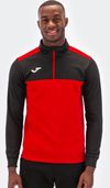 купить Одежда для спорта Joma Sweatshirt With Zip Winner Red-Black (M) 100947.601 в Кишинёве 