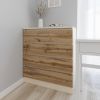 купить Комод Smartex (16062) Т1 90cm Ivory+Stejar Inchis в Кишинёве 