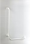 cumpără Accesoriu pentru baie Bisk 04784 Miner unghi L de baie p/u persoane cu dezabilitati PRO 550x550mm, 25mm, white în Chișinău 