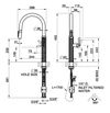 cumpără Bateria bucătărie Gessi 60934-440 Nero/Black Metal Br PVD în Chișinău 
