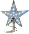 cumpără Decor de Crăciun și Anul Nou Promstore 37393 Верхушка елочная LED звезда 23X21.5cm, бел, разноцв în Chișinău 