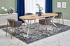 купить Стол Halmar PERONI stejar auriu/alb (92700558) в Кишинёве 