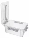 купить Короб для хранения Бытпласт 45716 Контейнер Econova Grand box 4.2l 29x19x12cm замки серый в Кишинёве 