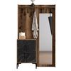 купить Мебель для прихожей Trendy Berlin BC, Nuc, Marmura Neagra, 120x200x35cm (GTR001351) в Кишинёве 