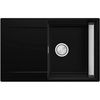cumpără Chiuvetă bucătărie Primagran San Francisco 780-50 level Black metallic + accesorii 500x780 MHFKM în Chișinău 