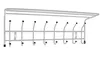 купить Вешалка с полкой настенная металлическая ВП8 в Кишинёве 