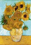 купить Пазл Clementoni Puzzle 1000 Museum Sunflowers (39966) в Кишинёве 