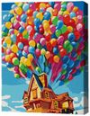cumpără Tablou pe numere BrushMe RMG0040FC 30x40сm (fără cutie) Baloanele fericirii în Chișinău 