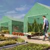 Садовая теплица PRO EXTRA 8x4x3.15 м, площадь 32 кв.м, армированная пленка, 2 двери, зеленый цвет 
