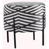 купить Пуф Trendy Tuffet Flux-Negru, Alb (GTR002890) в Кишинёве 