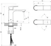 cumpără Baterie lavoar Ravak Baterie lavoar Plan 168mm chrome PN 014.00CR (X070506) în Chișinău 