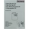 cumpără Sac de praf Thomas Dust bag set 201 for Thomas Power Edition 1520/1620, Vario 20, Compact 20, Bravo 20 (787101) în Chișinău 
