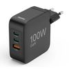 cumpără Încărcător cu fir Hama 201962 Fast Charger, GaN, 2x USB-C, 1x USB-A, PD, 100W în Chișinău 