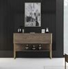 cumpără Masă Trendy Luxe, AurNuc, 120x80x30cm (GTR005829) în Chișinău 