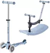 cumpără Trotinetă Micro MMD388 Trotineta 6in1 Mini Rock&Go Deluxe LED Ocean Slate în Chișinău 