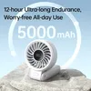 cumpără Ventilator portativ JisuLife Life7S, 3.5-19h, 5000mAh, 5 viteze, Gri deschis în Chișinău 