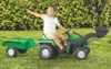 cumpără Vehicul pentru copii Dolu 8048 Tractor excavator cu pedale cu remorca în Chișinău 