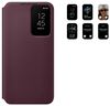 купить Чехол для смартфона Samsung EF-ZS901 Smart Clear View Cover Burgundy в Кишинёве 