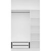cumpără Dulap Trendy Minar 3 Mebran Kapak 2 235-Alb, 135x235x52cm în Chișinău 
