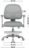 cumpără Fotoliu de birou Mark Adler Junior 5.0 Grey în Chișinău 