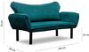 купить Диван Trendy Chatto Albastru Petrol, 65x70x140cm в Кишинёве 
