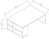 купить Журнальный столик Trendy Defne Patara, 90x33x60cm (GTR000572) в Кишинёве 
