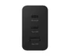 Samsung Wall Charger 2 Type-C + 1 Type-A Super Fast Charging 65W Trio, Black 