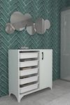 купить Шкаф детский Bofigo Коробка для игрушек 770x300x785mm, White (12-02-01) в Кишинёве 