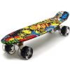 купить Скейтборд New World YB-104 Penny board cu lumina Graffiti craniu, 136695 в Кишинёве 
