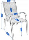 cumpără Mobilier pentru grădină Jumi OM-967984 Mobilier de gradina FIESTA, masă, canapea, 2 fotolii, Negru în Chișinău 