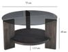 купить Журнальный столик Trendy Mondo, Gri inchis 75x40x75cm в Кишинёве 