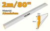 cumpără Nivelă Tolsen Dreptar aluminiu 100x18mm 2m (41082) în Chișinău 