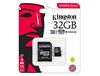 cumpără 32GB Kingston Canvas Select Plus SDCS2/32GB microSDHC, 100MB/s, (Class 10 UHS-I) + Adapter MicroSD-SD (card de memorie/карта памяти) în Chișinău 
