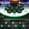 cumpără Jucărie muzicală Helmet G3001GN Drum Pad with 9 Pads + Speaker and Pedals, Green în Chișinău 