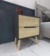 купить Тумбочка Trendy Flora-Anthracite, Sapphire Oak, 50x60x44cm в Кишинёве 