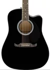 cumpără Chitară Fender FA-125CE Dreadnought Electro-Acustică - Walnut Fingerboard, Black în Chișinău 