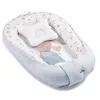 cumpără Cocon pentru bebelusi PernaMea Babynest Premium Iepuras Turcoaz (PM.101552/7) în Chișinău 