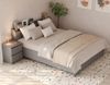 купить Кровать MebelStar NEO 160x200 Grey (MBS-1138) в Кишинёве 
