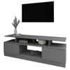 cumpără Comodă TV Smartex (16514) Т9 140cm TV Grafit în Chișinău 