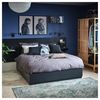 купить Кровать Ikea Nordli с изголовьем 160х200 Anthracite в Кишинёве 