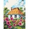 купить Картина по номерам Ideyka (KHO6407) Mallows near the house, 30х40 в Кишинёве 