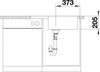 cumpără Chiuvetă bucătărie Blanco LEMIS XL6S-IF COMPACT (inox) 78x50cm pe blat (525111) în Chișinău 
