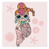 купить Картина по номерам Ideyka (KHO6264) L.O.L. Surprise! Mermaids Neon QT, 40х40 в Кишинёве 
