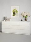 купить Комод MebelStar NEO 9S 180x43x75.5 White (MBS-1320) в Кишинёве 