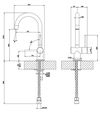 купить Смеситель кухонный Gessi 00915-710 Brass PVD в Кишинёве 