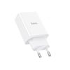 cumpără Incarcator de retea Hoco C99A PD20W+QC3.0 three-port (2C1A) charger (EU) , Output 2xType-C & 1xUSB, white 767554 în Chișinău 